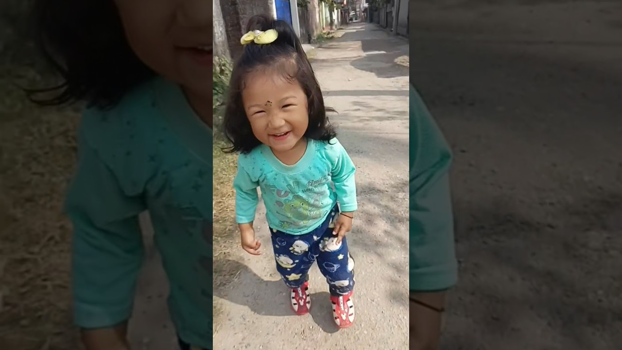 My baby is a pro at Running now ❤️🌸