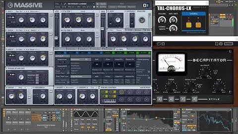 sci-fi hoverbike sound design - NI Massive