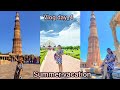 Summer vacation vlogday4lotus templequtab minarwaste of wonder manipuri delhivlog