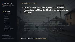World news, Saturday 24 October 2026: Russia and Ukraine Agree to Localized Ceasefire in Oleshky Bro