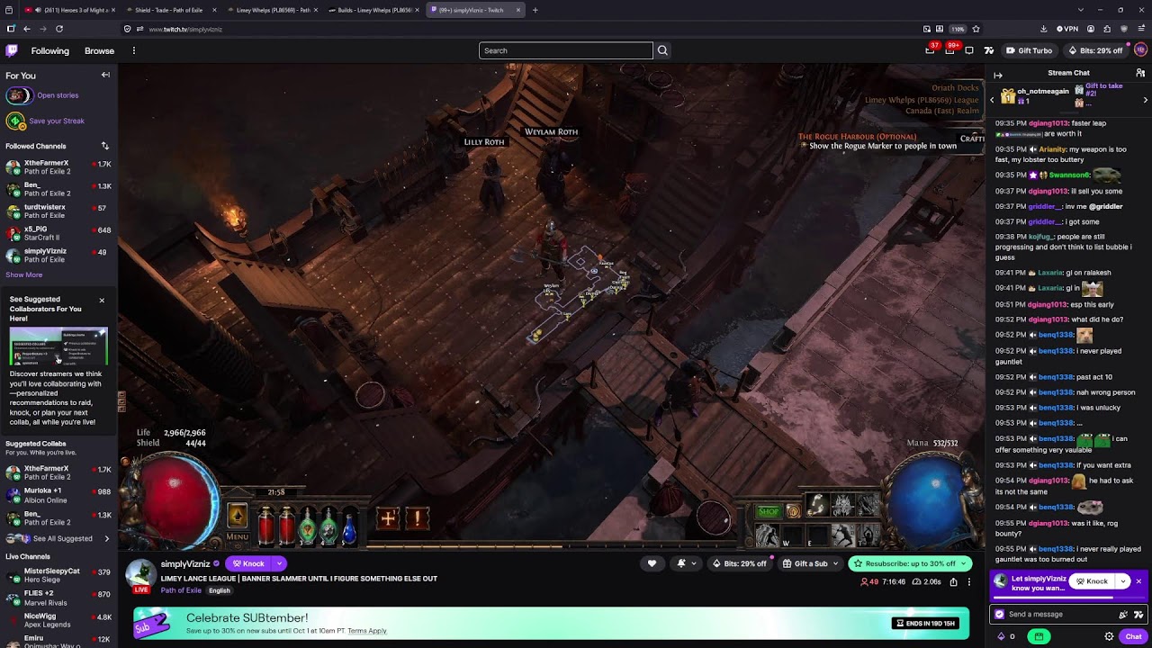 Chaos Dot Luminary for Limey Whelps Leaguestart Today!