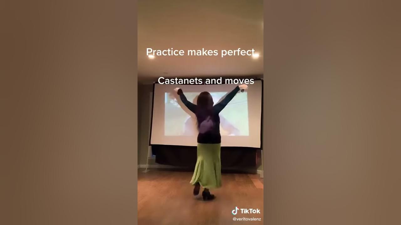 Verito Valenzuela Practicing The Castanets Verito Valenzuela Practicing The Castanets