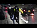 HE RAN FROM THE POLICE! - Modified Cars Leaving a Car Meet