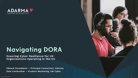 Navigating the Digital Operational Resilience Act (DORA) | Webinar