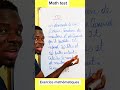 Exercice mathématiques #mathematiques #maths #mathematica #mathematics
