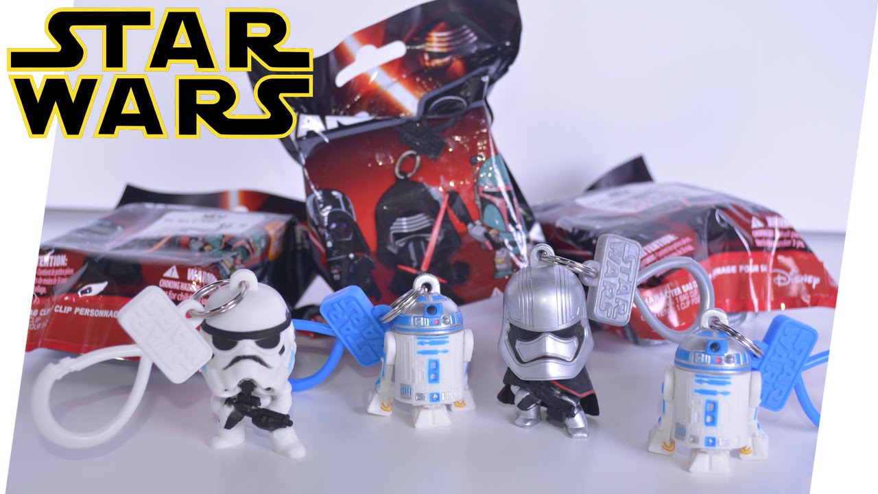 STAR WARS Character Bag Clip Part 2 (3 Blind Bags) YouTube