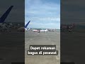 Dapet rekaman bagus di pesawat #airport #bandara #igustingurahraiairport #pesawat #airplane #airbus