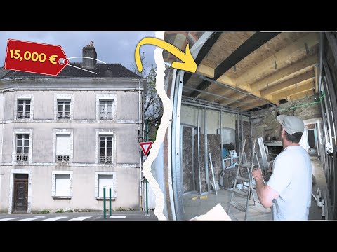 The New Living Room Ceiling Is Going In | 15 Grand House Renovation