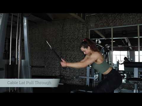Cable Rope Lat Pull Through