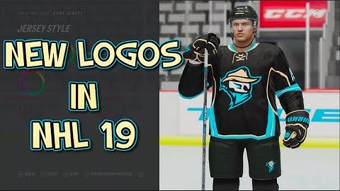 CREATING JERSEYS FOR THE NEW LOGOS IN NHL 19!!!!