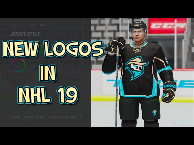 JERSEYS FOR THE NEW LOGOS IN NHL 19 