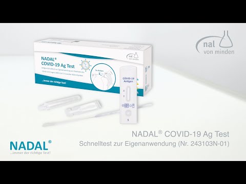 NADAL® COVID-19 Ag Test - Antigen Schnelltest / Selbsttest (Art.-Nr. 243117N-01)