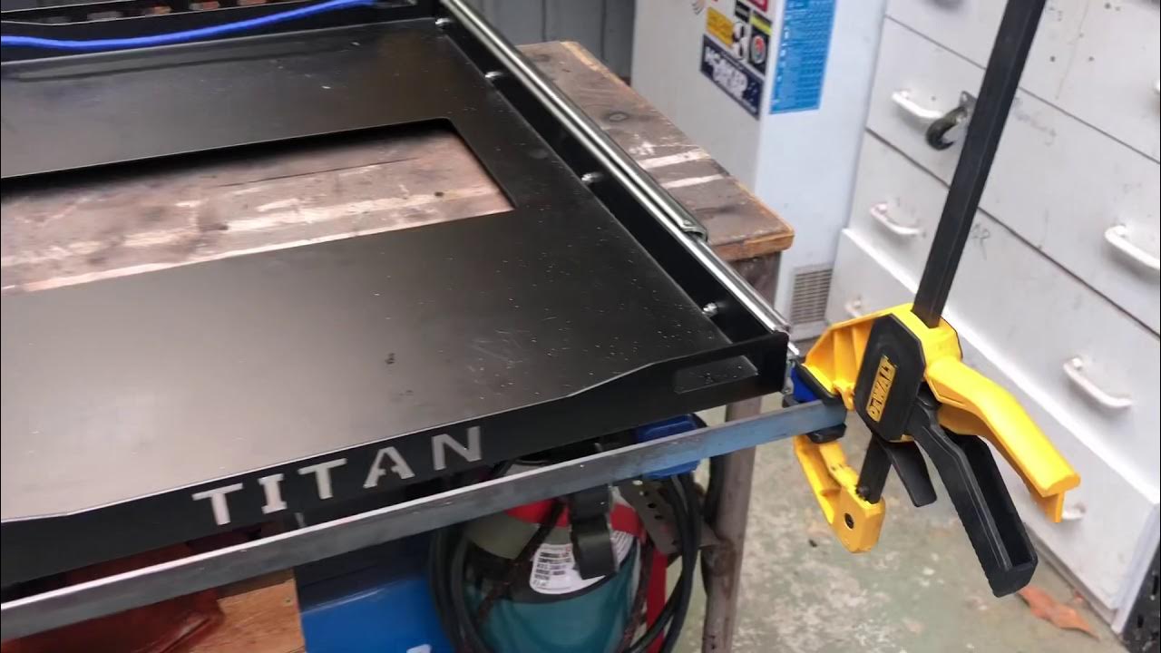 Titan fridge slide latching bar YouTube