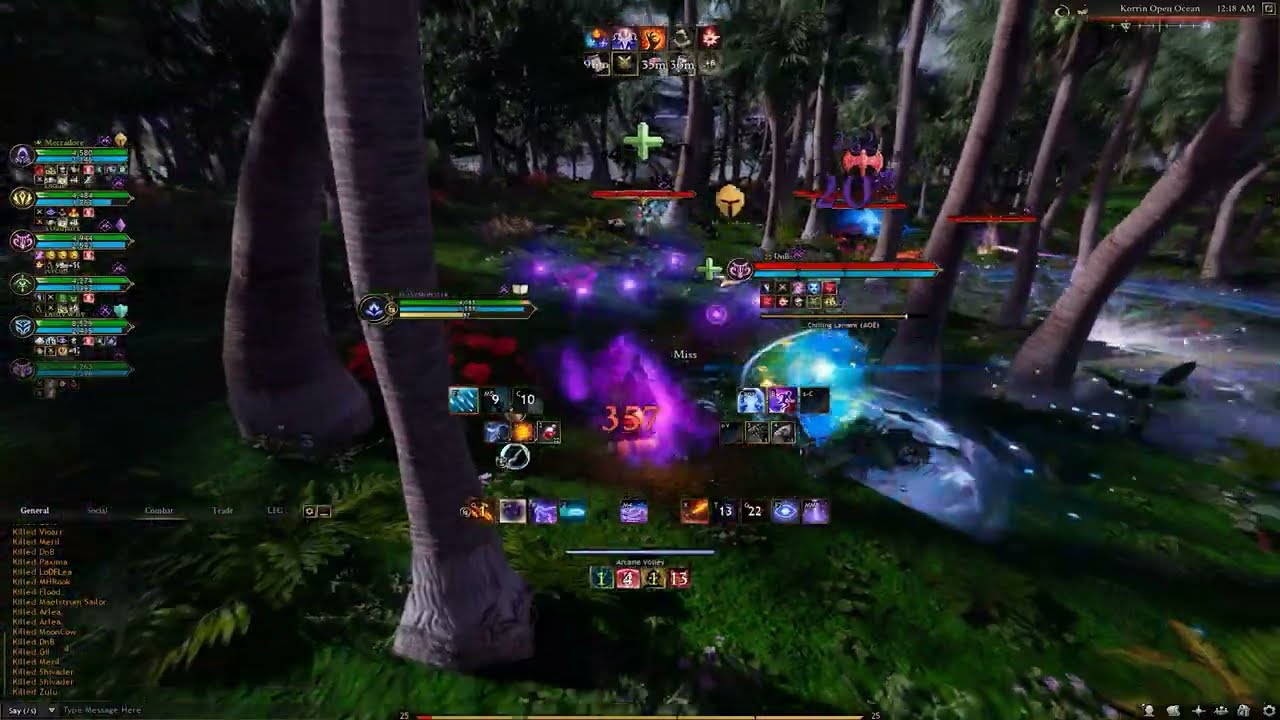 Ashes of Creation Phase 3 MAGE POV TROPIC THUNDER PVP 4k no edit