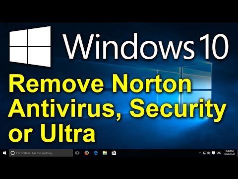 วีดีโอ: วิธีการเอาออก Norton