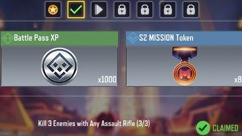 Call of Duty Mobile Kill 3 Enemies with any Assault Rifle Task Complete