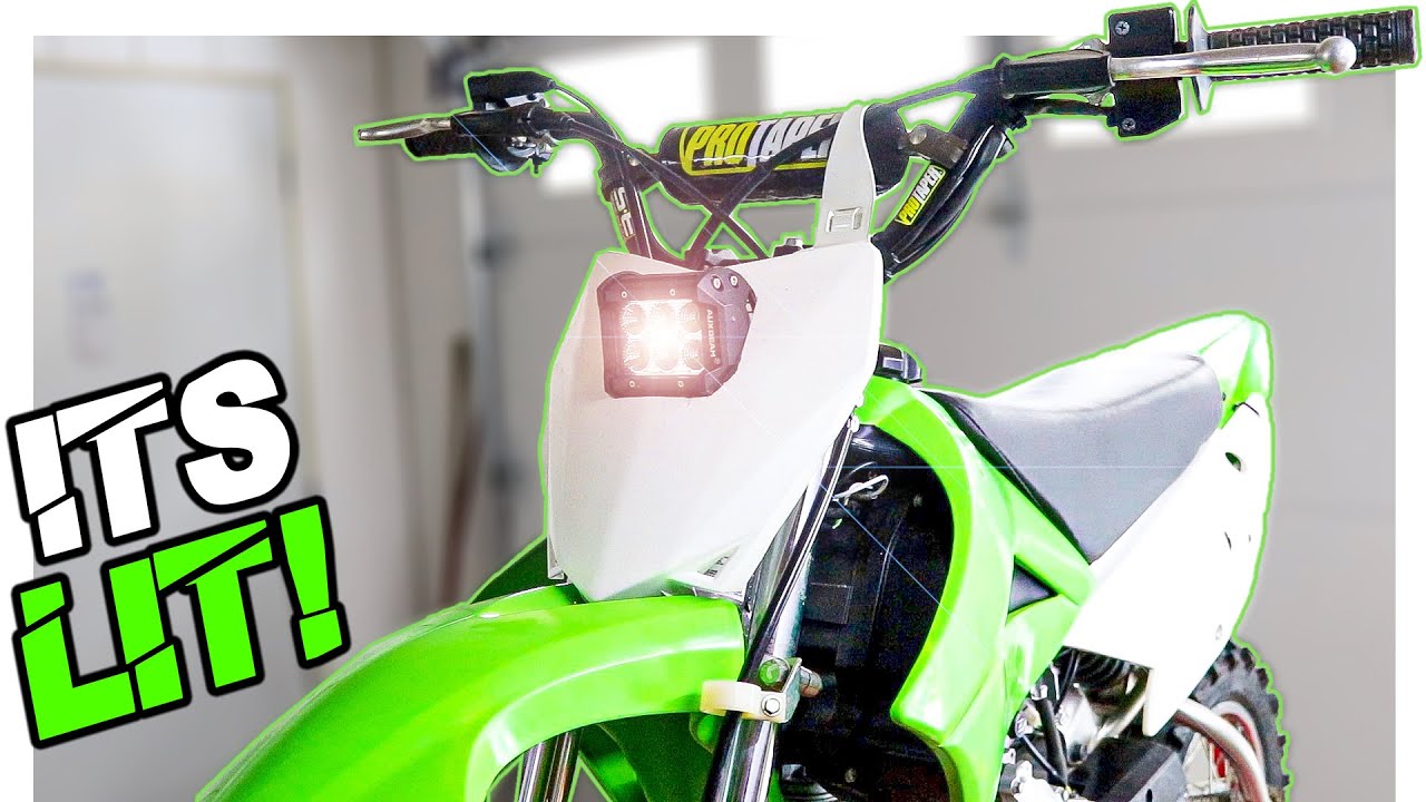 LED HEADLIGHT KIT! CRF110, KLX110, TTR110! LIGHT UP YOUR LIFE