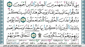 ابو بكر الشاطري سورة السجدة Surah Al Sajda Abu Bakr Al Shatri