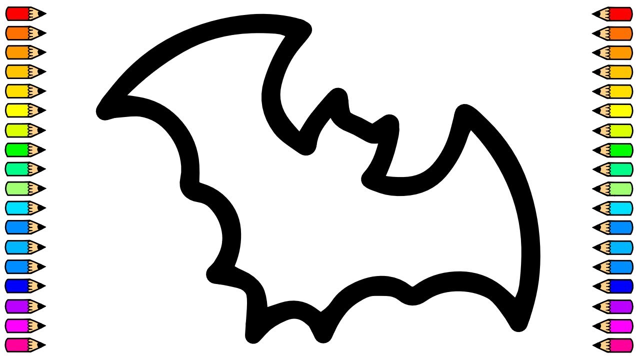 Cómo dibujar un MURCIÉLAGO / Dibujo de MURCIÉLAGO paso a paso / Dibujos ...