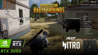 PUBG PC Gameplay on RTX 3050 🔥 Smooth FPS Test in Erangel