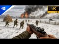 Belgium 1945 – Clearing the Snowy Village | [4K 60FPS] Gameplay - Call Of Duty United Offensive