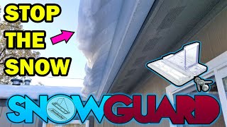 How to Stop Snow From Sliding Off Your Metal Roof with Snow Guard Block Stops Breaks.