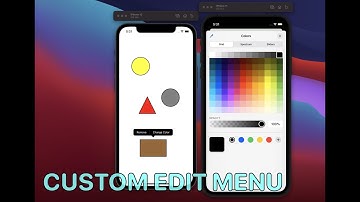 Adding custom Edit Menu on long press - Draw Part 2