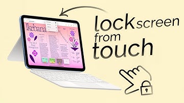 How to Lock iPad Screen from Touch (tutorial)