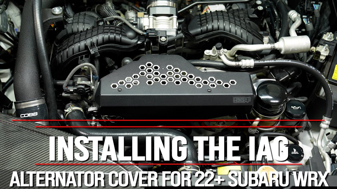 IAG Alternator Cover 22-25 WRX