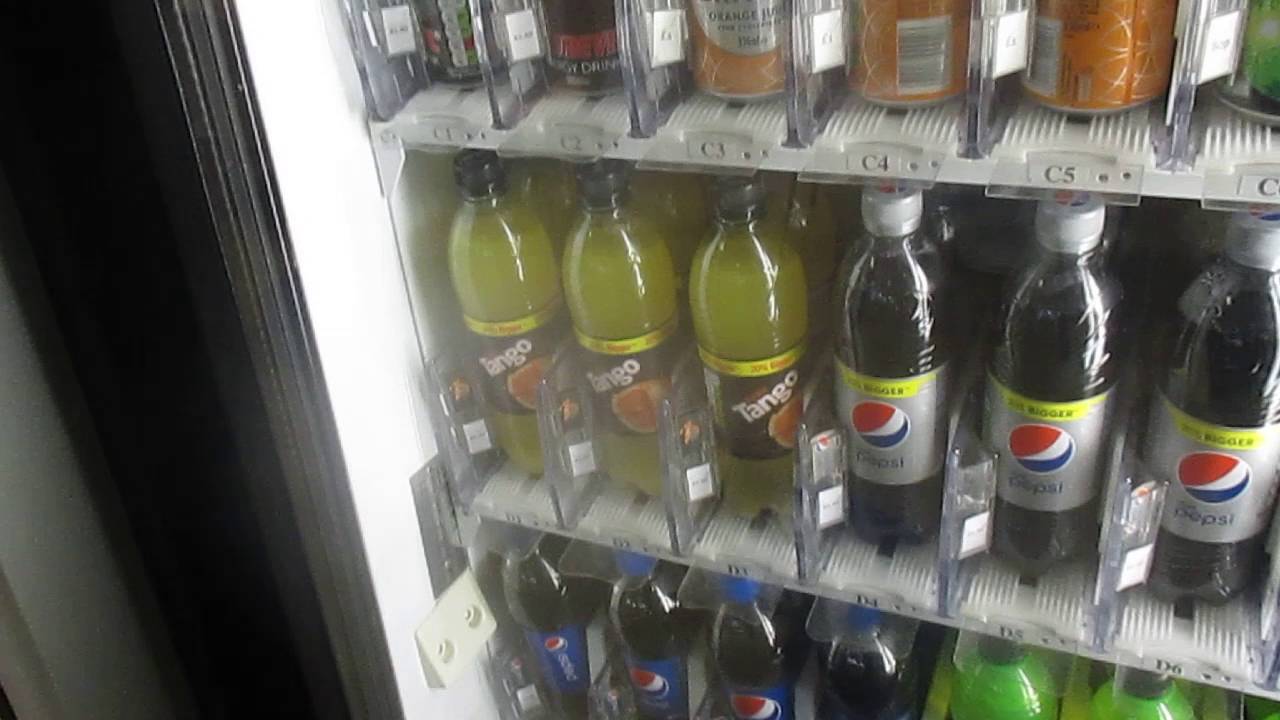 How to use a drinks vending machine YouTube