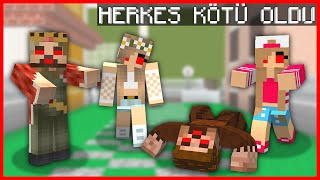 ŞEHİRDEKİ HERKES KORKUNÇ YARATIK OLDU! 😱 - Minecraft