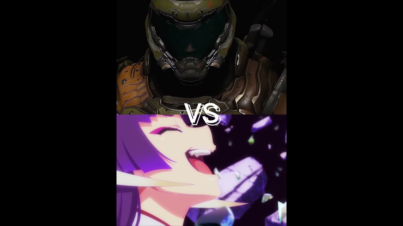 Doom Slayer Vs Featherine Must Watch Till The End Memes Anime Shorts Short Edit