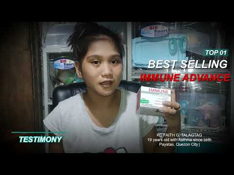 IMMUNE ADVANCE Testimony No  1