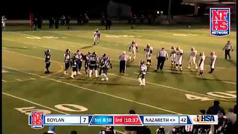 Naz TD pass Beauduy to Simmons