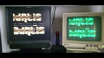 C64 Intro Animation on LCD (Ultimate 64) and CRT (C64C)