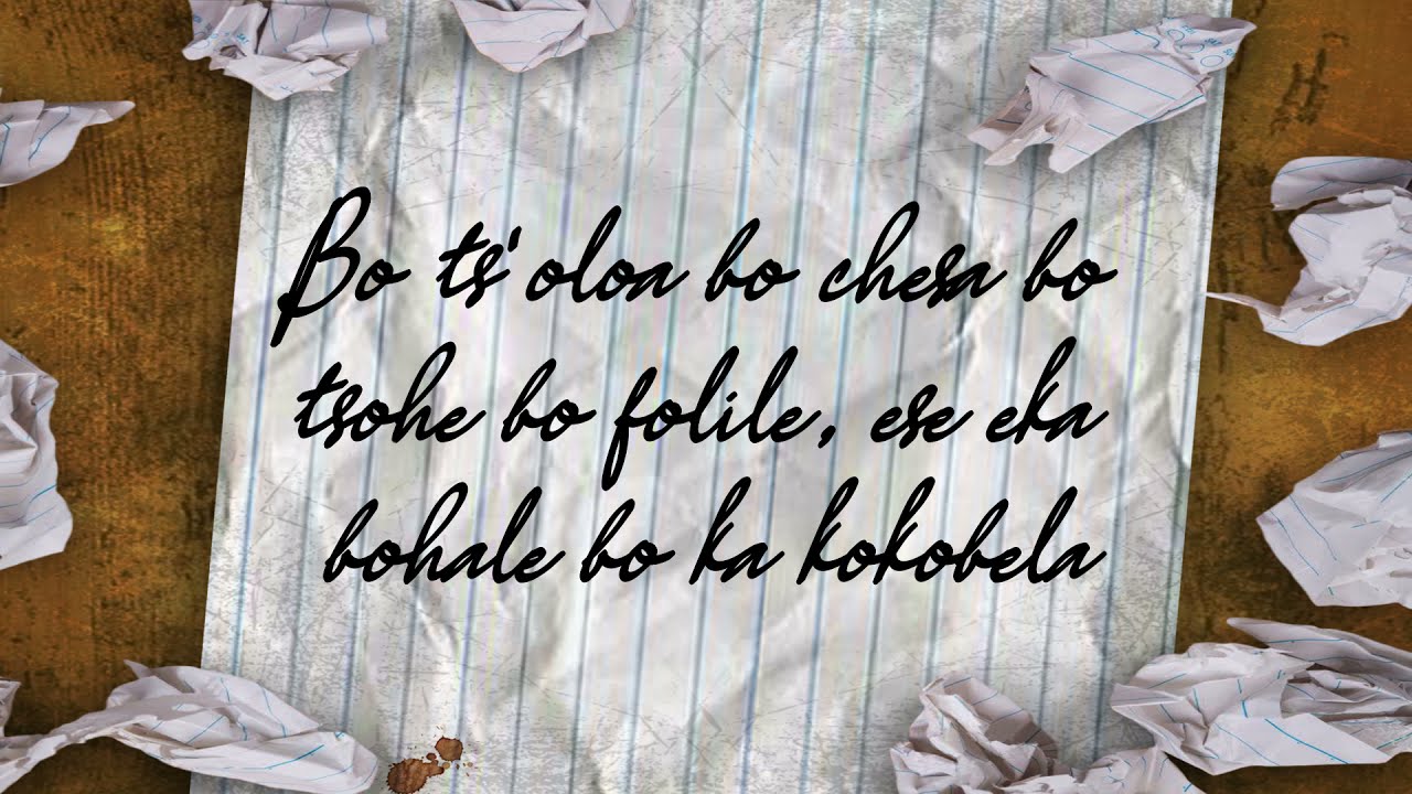 Watch Kommanda Obbs - Phoso lia etsahala (Lyrics Video) on YouTube Watch Kommanda Obbs - Phoso lia etsahala (Lyrics Video) on YouTube