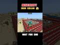 Minecraft iron golem TNT Explosion##minecraft #minecraftshorts #explosion #rendingshorts #shorts
