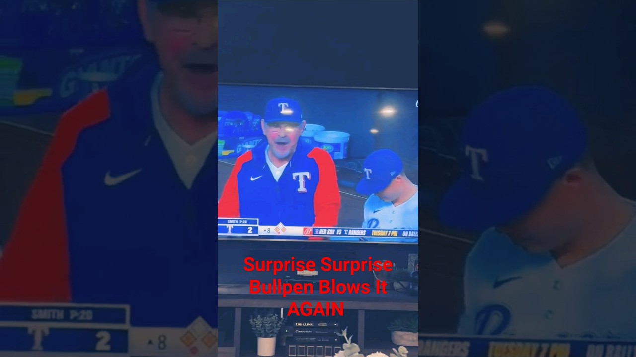 Texas Rangers Bullpen Does It AGAIN!!!
