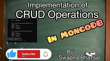 Implementation of CRUD Operations in MongoDB