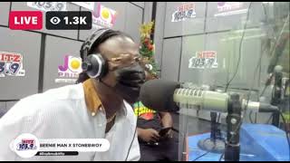 Beenie man bigups shatta wale on hitz fm 📻