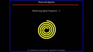 Dynamic Outward Spirals