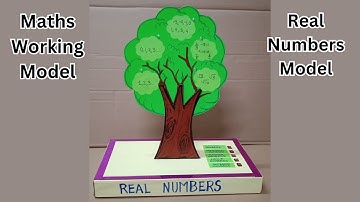 Real numbers working model | maths tlm for exhibition | diy maths project | class 9 &10
