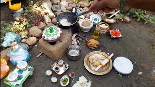 mini kitchen cooking | soft indian puri recipe #minitature #minitaturecooking