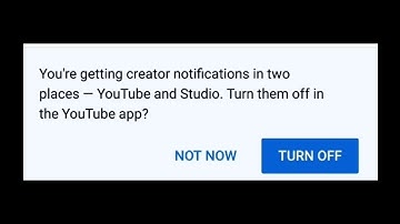 You are getting creator notifications in two places YouTube and studio Turn them off in the youtube