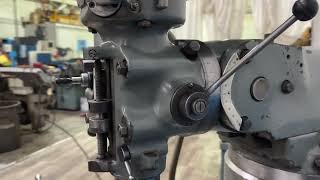 1 HP BRIDGEPORT RAM TYPE VERTICAL MILL: STOCK #78947