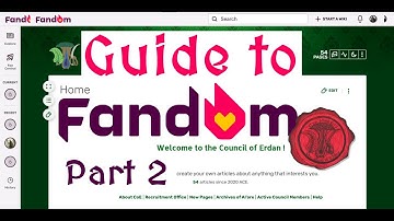 Guide to Wiki Fandom (Part 2) - How to create page and source edit - Council of Erdan