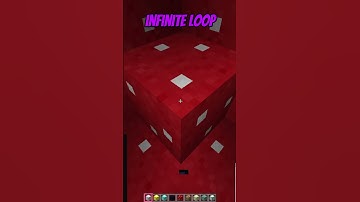 Infinite loop Minecraft ♾️  #minecraft #humor #foryou #funnyvideo