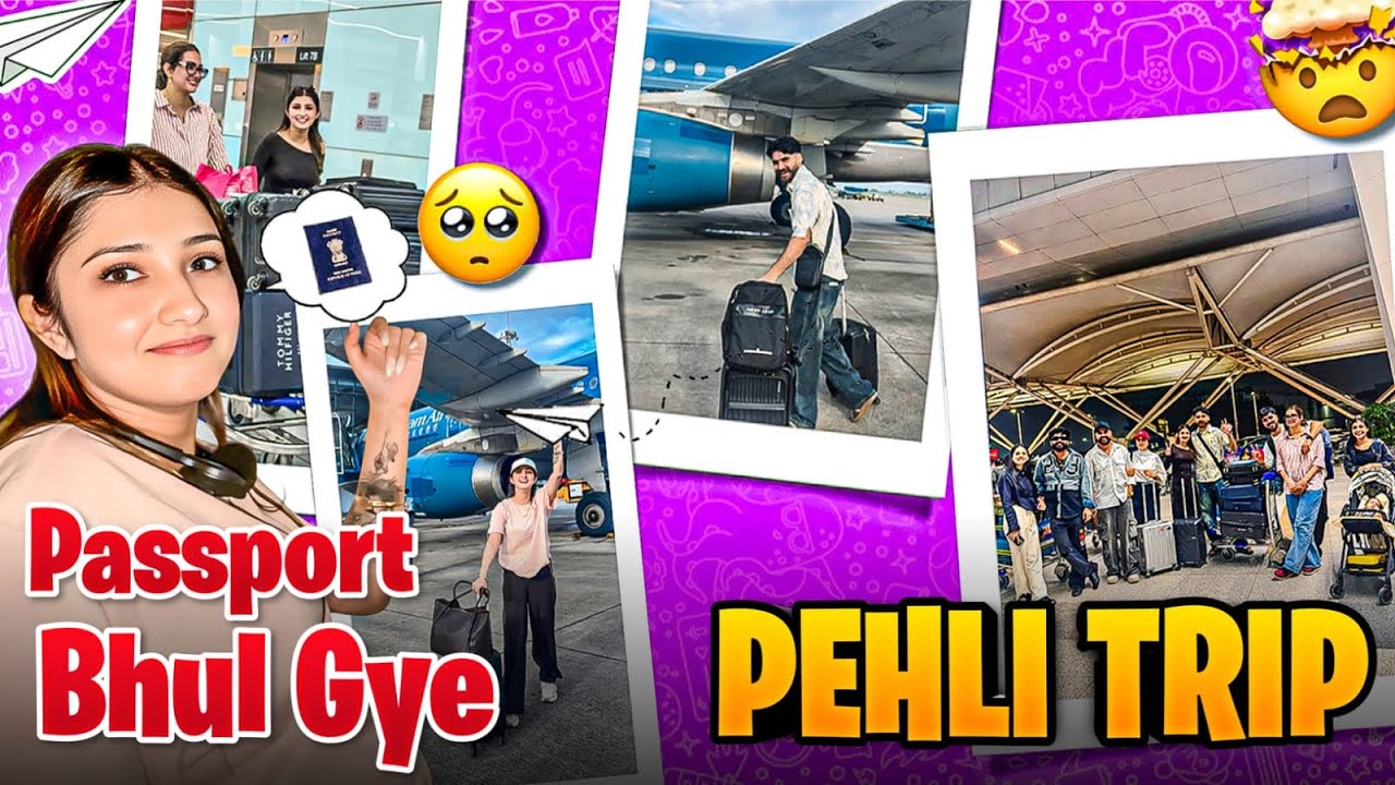 Veitnam trip♥️/ pehli war bethi flight vch✈️/ evudamanvlogs/ damanevu / shernivlogs