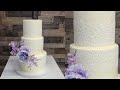 Buttercream lace surprising new technique  cake decorating tutorial