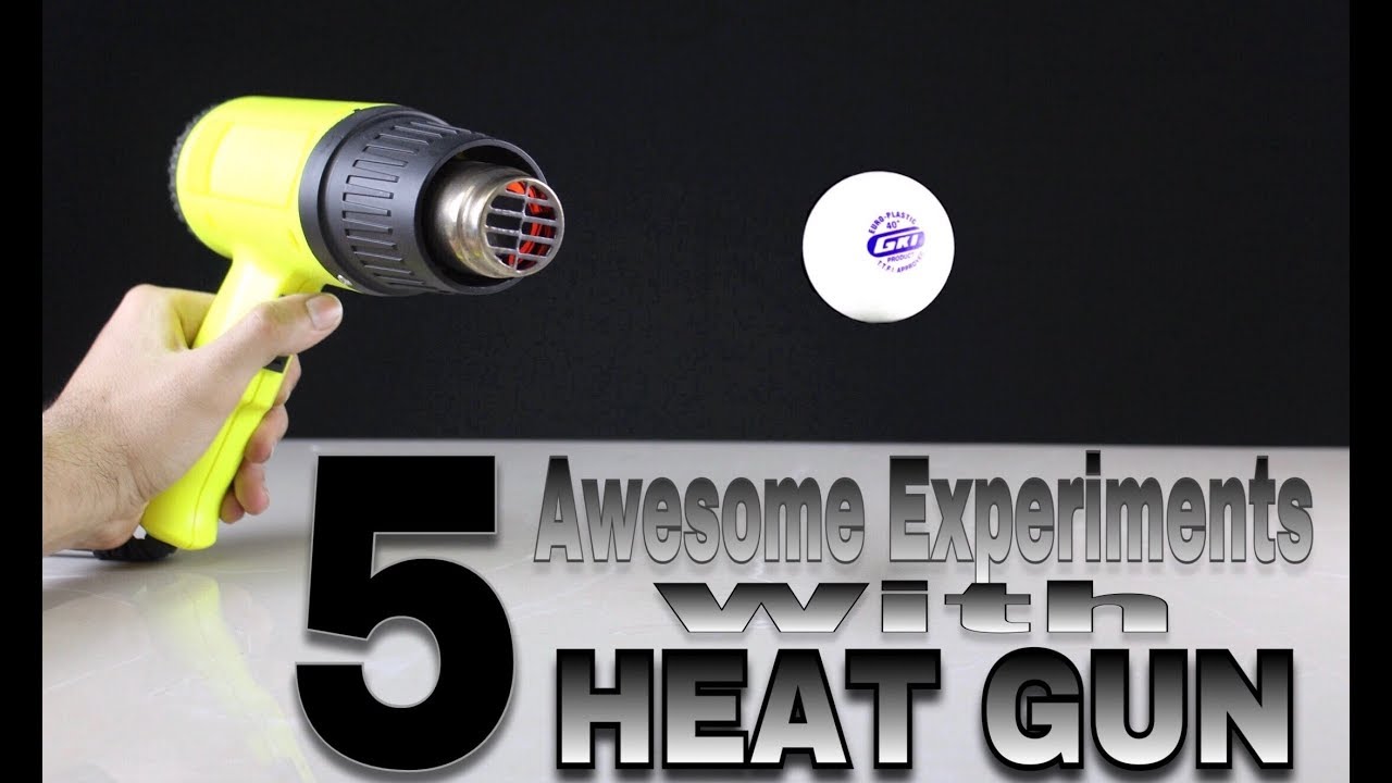 EXPERIMENT - 5 Awesome Experiments With HEAT GUN